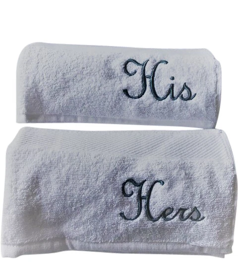 His and hers towels sale
