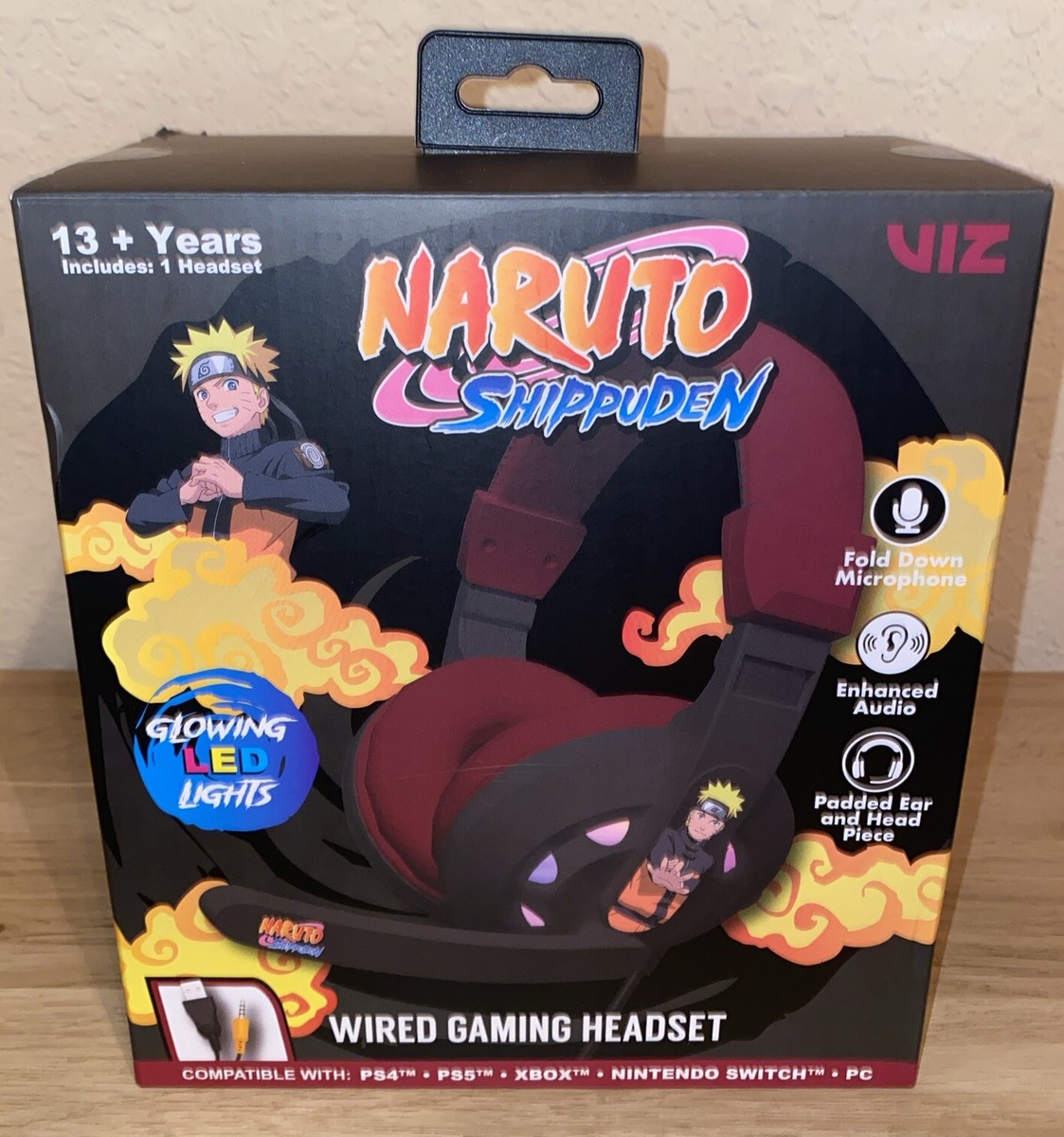 Naruto Shippuden Wired Gaming Headset - Multi-Platform