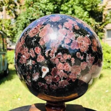 17.79LB Natural Astrophyllite Quartz Crystal"Fireworks Stone"The Ball Heals 139