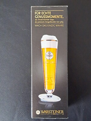 Warsteiner Bierglas - 40 Jahre Warsteiner Tulpe 2009 - Limited Edition - OVP