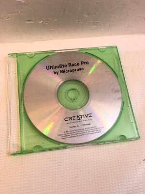Ultimate Race Pro by Microprose 1998 CDROM PC CREATIVE Technology Disc Only Win