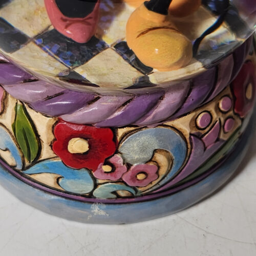 Disney Showcase Enesco Snow Globe Mickey & Minnie Mouse Spring Jitterbug 4015350 - Picture 7 of 14