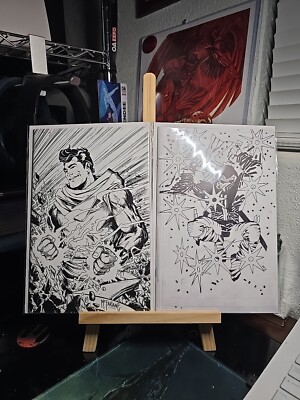 FIRE POWER 12 1:25 COVER TODD MCFARLANE B & W & 1:25 SKETCH COVER FRANK MILLER .