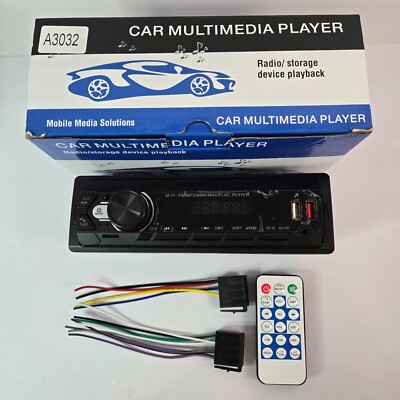 Podofo Car Radio Stereo Bluetooth FM Audio MP3 MP4 Player USB AUX Head Unit 12V