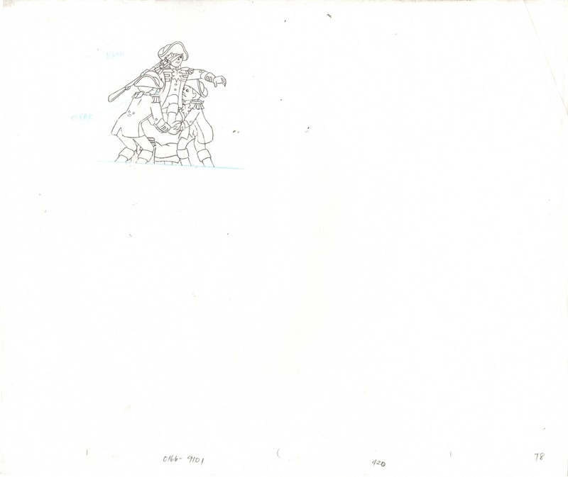 Hallmark Timeless Tales Rumpelstiltskin Animation Cel Drawing Hanna Barbera 78