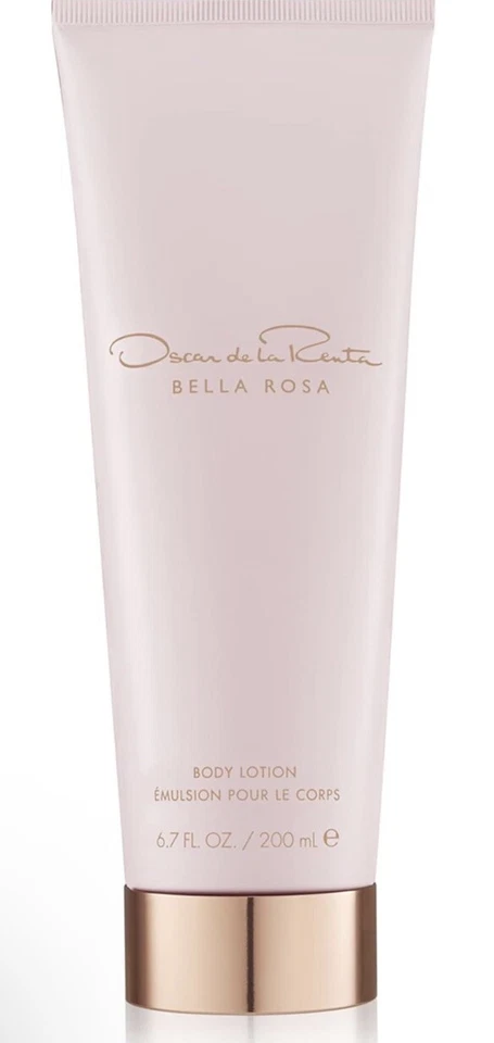 Loción corporal BELLA ROSA POR Oscar De La Renta 6,7 fl oz/200 ml CAJA SELLADA Foto 2 de 4