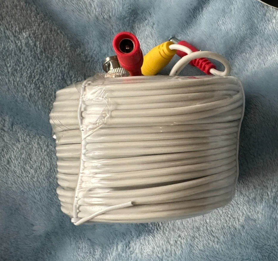 Lot BNC Video Power Wire Cord 4 @ 50ft -Samsung Camera Cable 1080P 720P 960H ETC - Image 2 of 4