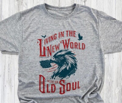 Living In the New World with an Old Soul - Eagle Head - Fast Shipping
