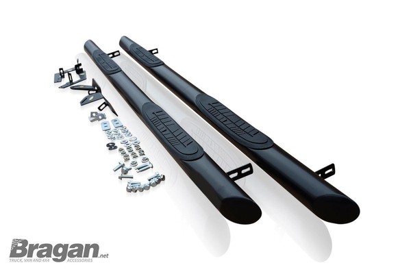 Schwarz Seiten Stangen B + 4 Stufe Pad + Bernstein Leds Zu FüR Vauxhall Opel-image