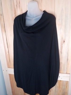 H By Halston Women's Black Cape Size S/M New retail $200