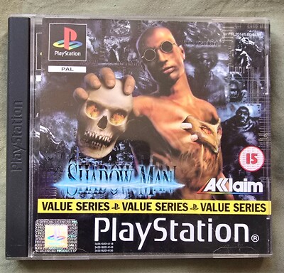 Shadowman PS1 (KOMPLETT MIT HANDBUCH) Sony PlayStation Black Label