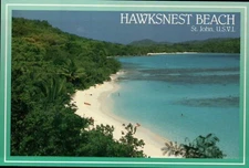Hawksnest Beach & Bay, US Virgin Islands, Caribbean, Paradise ? --- Postcard