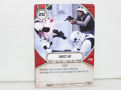 Star Wars Destiny Two Player Game #034 Direct Hit