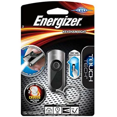 ENERGIZER LED BRIGHT KEYRING TORCH LIGHT Car/House KEY FOB RING
