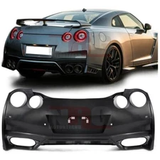for 2009-16 Nissan R35 GT-R to 2017+ style Rear Bumper conversion