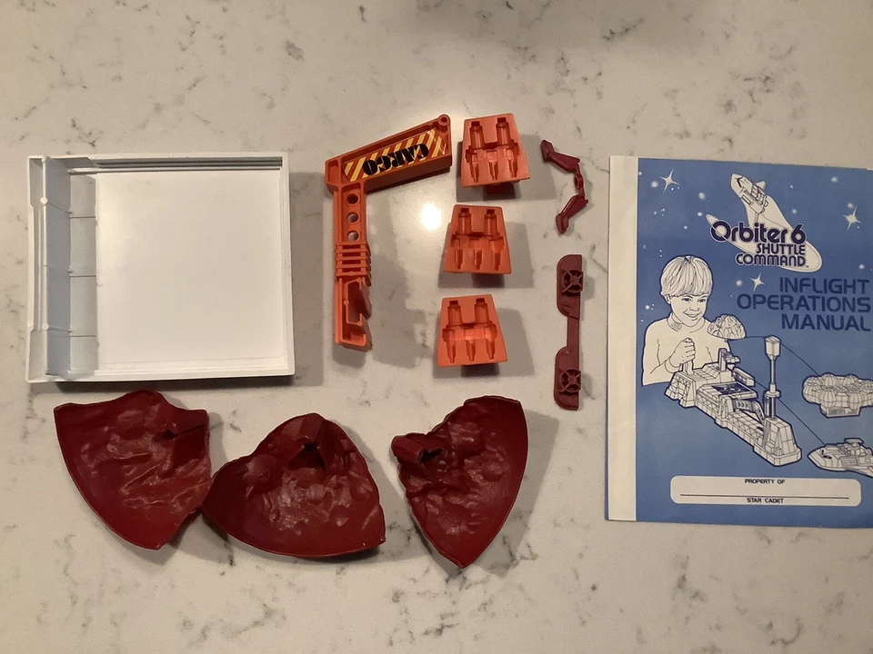 Kenner Orbiter 6 Shuttle Command Инструкция Буклет и Запчасти для Ремонта 1980 - Изображение 4 из 4