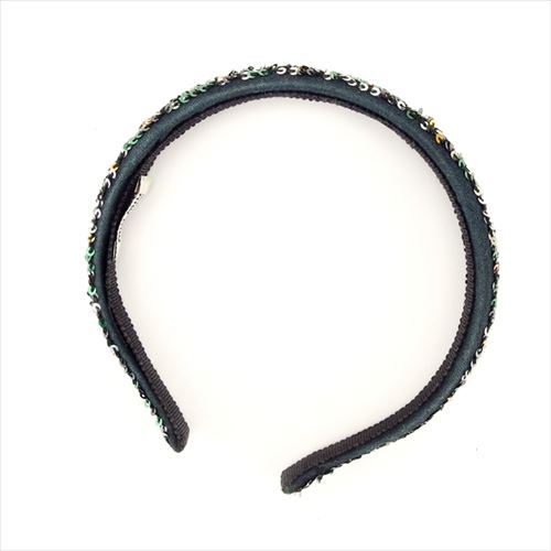 Miu Miu Headband Black Silver Woman Authentic Used T8784 | eBay