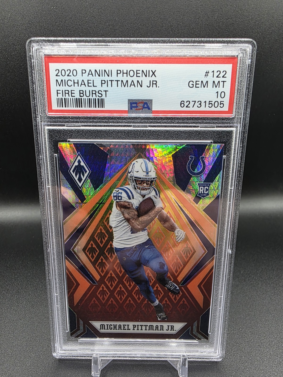 Michael Pittman Jr. Panini Phoenix #122 Fire Burst
