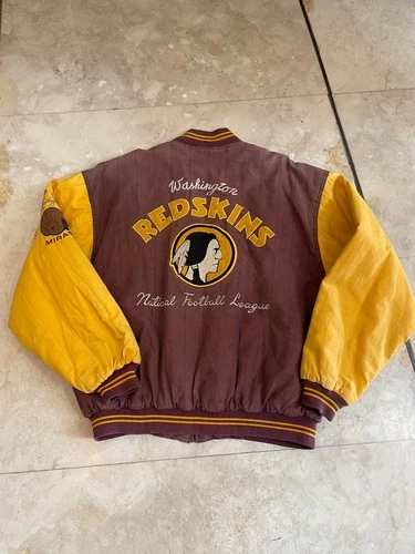 Vintage Washington Redskins NFL Mirage Bomber Jacket image 17