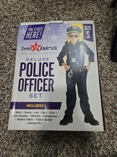 Kids Size Small Dress Up America Deluxe Police Officer Set