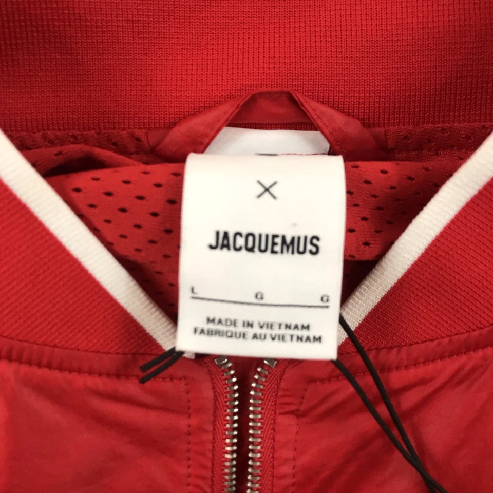 Nike x Jacquemus Track Jacket Adult Large New Red FV5697 642 - Image 4 of 4