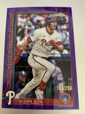 2025 Topps Chrome Update Max Kepler #USC91 Purple Wave Refractor /250 Phillies