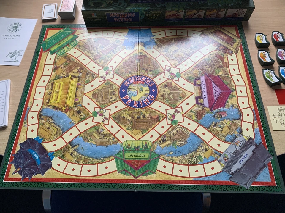 Mysteries Of Old Peking Board Game MB Games 1987 100% Complete Vintage - Image 2 of 4