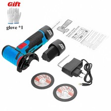 12V Cordless Mini Brushed Angle Grinder for Cutting and Polishing   19,500 RPM