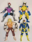 VTG Toybiz Marvel Wolverine, Sabretooth,Gambit,Cyclops Figures Lot Of 4
