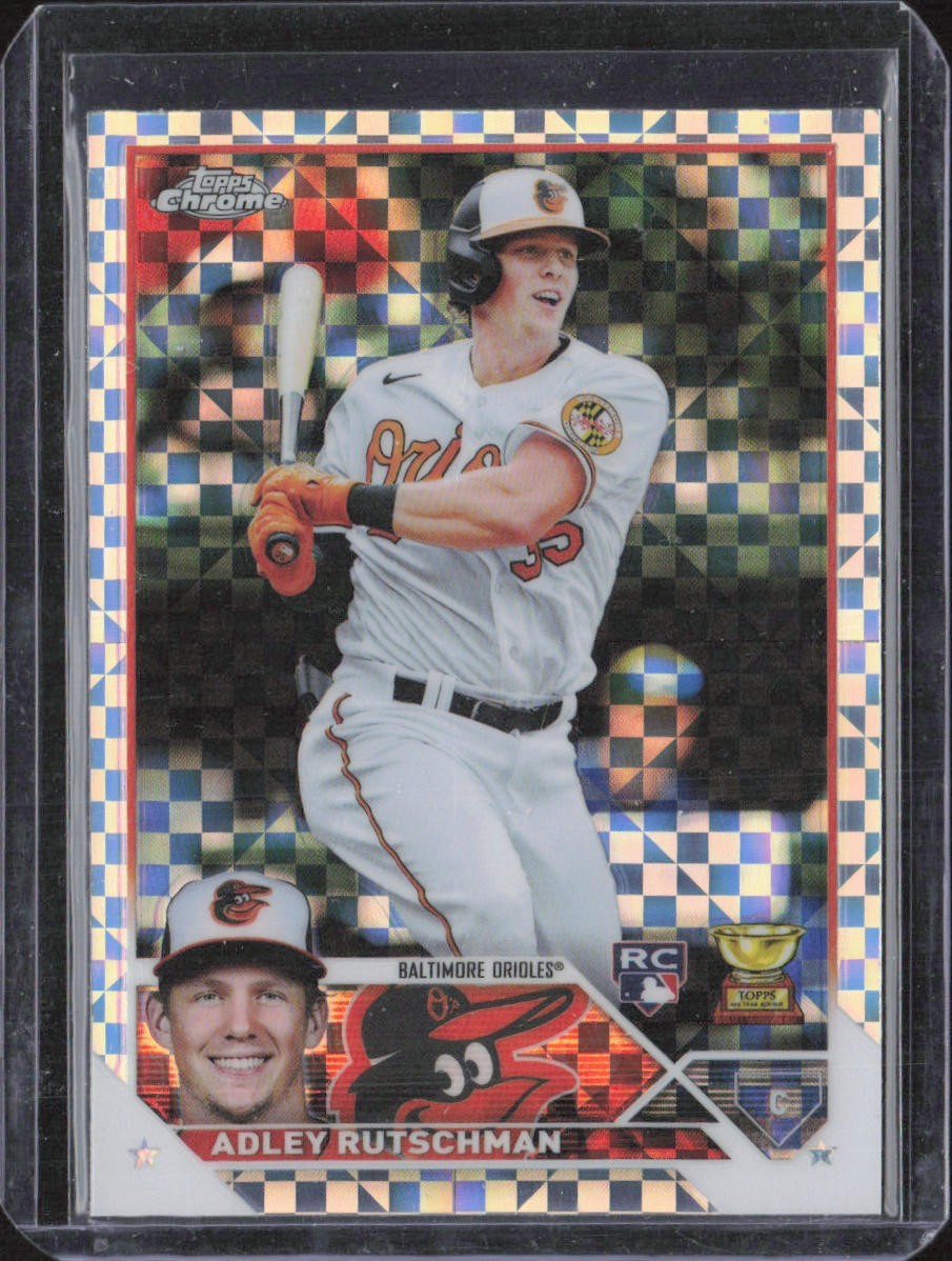 2023 Topps Chrome - Adley Rutschman #1 X-Fractor (RC)