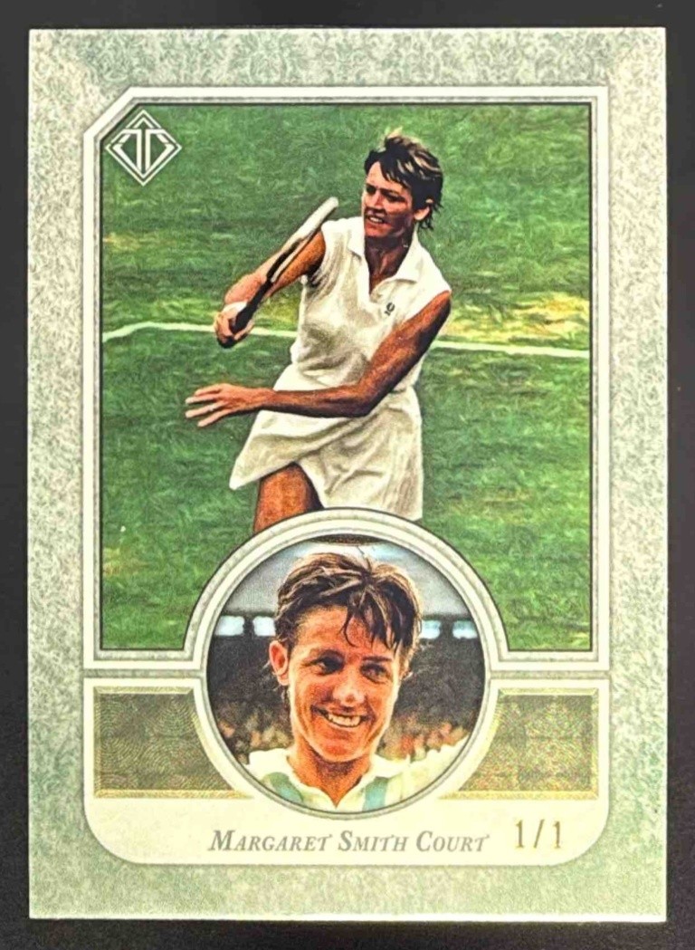 2020 Topps Transcendent Hall of Fame Margaret Smith Court VIP Superfractor #1/1