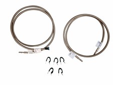 For 2004-2010 Chevrolet Silverado Fuel Line Quick Fix Braided Lines Ext Cab