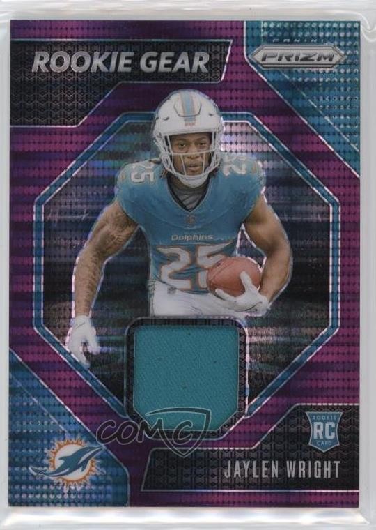 2024 Panini Prizm Rookie Gear Purple Pulsar Prizm Jaylen Wright #RG-JWT RC 0jm6