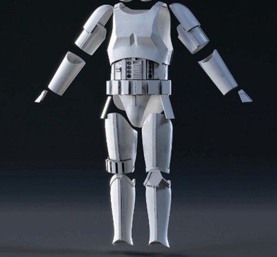 Stormtrooper Rüstung - basierend auf Rouge One - Star Wars - 3D gedruckt Cosplay