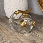Vintage FRANCO MORETTI Murano Glass Art Fish 70s