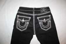 True Religion RICKY Relaxed Straight Fit Men's Jeans Pre-Owned 32Wx34L