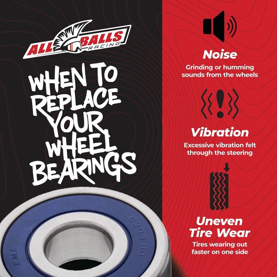 All Balls Wheel Bearing Kit for Rear Honda XR650L - 1993-2012 - Image 3 of 4