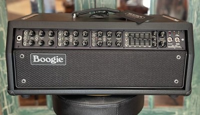 Mesa Boogie Mark V 90-Watt Black Suede Tube Amplifier Head For Electric Guitar