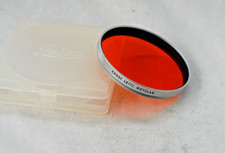Original Leica 58mm Orange Or Filter E58 Chrome in Excellent Condition