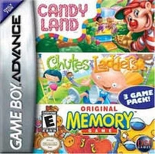 Candy Land/Chutes and Ladders/Memory - Game Boy Advance GBA Game