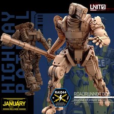 Impression 3D Figur Figurine Wargame Einheit-9 - Roadrunner BOB v2