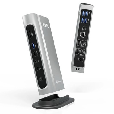 Plugable TBT4-UDZ 16-in-1 Thunderbolt 4 Dock with 98W Charging, 4K Quad Docking