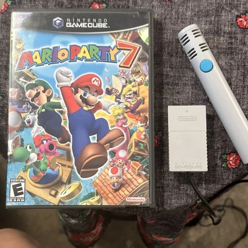 Mario Party 7 Nintendo GameCube Nintendo 2005 Manual Included + Mic
