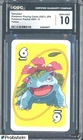 2021 Pokémon Japanese Playing Cards Pocket UNO 6 Yellow Venusaur CGC 10 Gem Mint