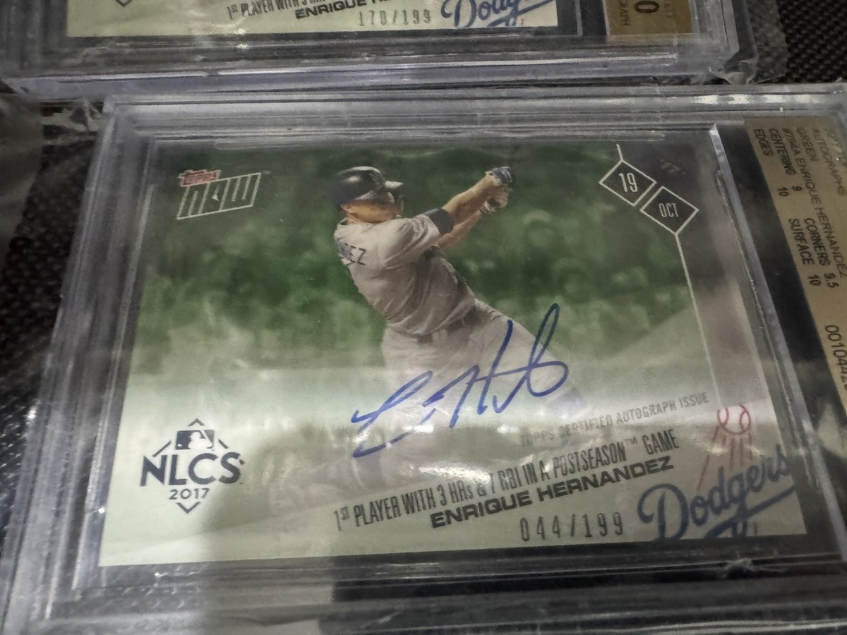 ENRIQUE HERNANDEZ SIGNED DODGERS TOPPS NOW CARD #794 | eBay