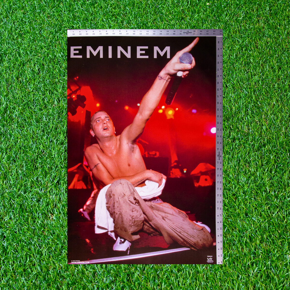 Eminem プロモーションポスタ－ Slim Shady EMINEM Live 1999 Poster Funky #6528 RARE Vintage NOS | eBay