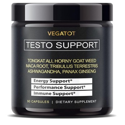 Ultimate Testo Support Supplement - 8 Powerful Herbs for Peak Performance