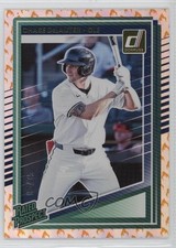 2025 Panini Donruss Rated Prospects On Fire 9/75 Chase Delauter #107 0hk3