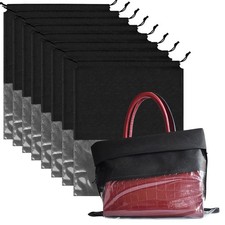 8PCS Dust Bags for Handbags Jumbo Travel Shoe Bags Purses Organizers Storage ...