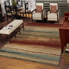 Carolina Wild Dusk-to-Dawn - 3'11" x 5'6" Multicolor Area Rug, Transitional S...